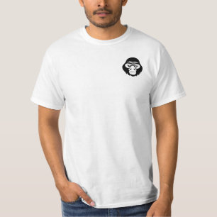 Camiseta Personalizable del logotipo de la Emoji Gorrila