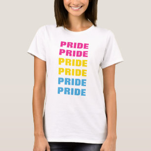 Camiseta PERSONALIZABLE del Orgullo LGBTQ Pansexual - Texto