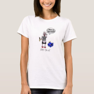 Camiseta Personalizable del servicio Robot