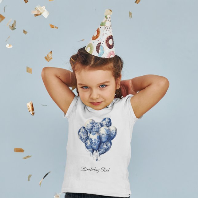 Camiseta Personalizable Delft Blue Balloons (Subido por el creador)