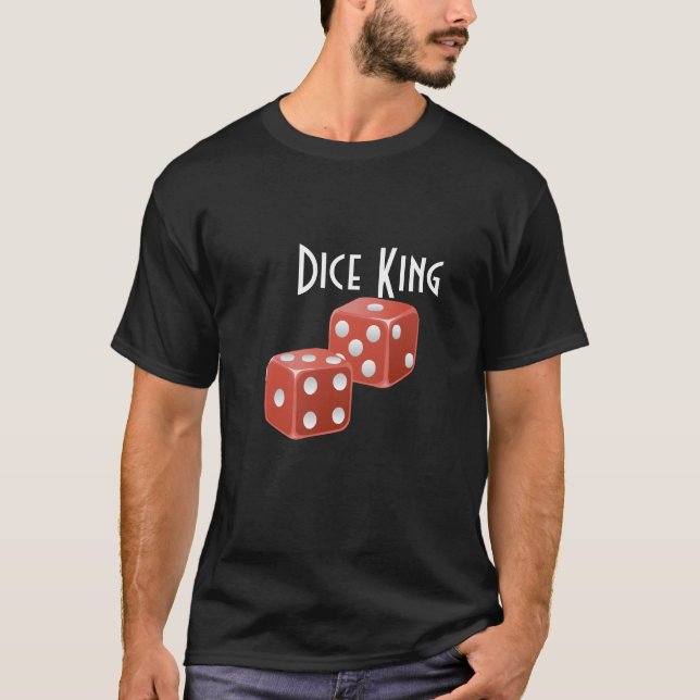 Camiseta Personalizable Dice King (Anverso)