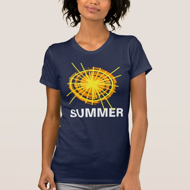 Camiseta Personalizable divertidísimo en verano (Anverso)