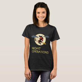 Camiseta Personalizable divertido de operaciones nocturnas