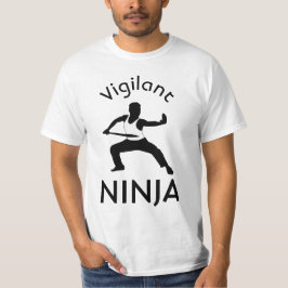 Camiseta Personalizable divertido de Vigilant Ninja