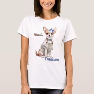 Camiseta Personalizable El tesoro de mamá mascota amante