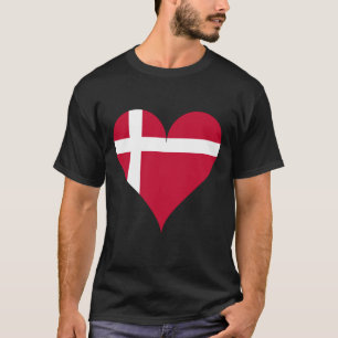 Camiseta PERSONALIZABLE Especial de DINAMARCA Turista Negro