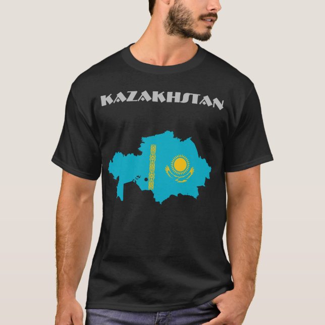 Camiseta Personalizable especial de Kazajistán para turista (Anverso)