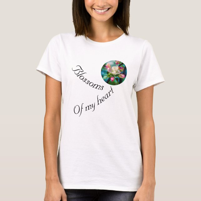 Camiseta Personalizable floral de manzana (Anverso)