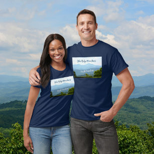 Camiseta Personalizable Fotográfico de las montañas Blue Ri