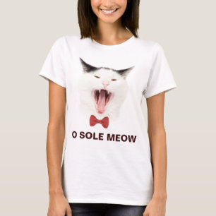 Camiseta Personalizable Funny Cat O Sole Meow
