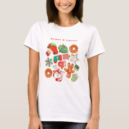 Camiseta Personalizable Gingerbread Cookie de navidades