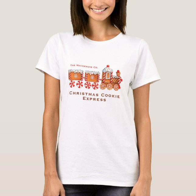 Camiseta Personalizable Gingerbread navidades (Anverso)