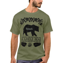 Personalizable Hawaii Da Uncle Bear Silhouette