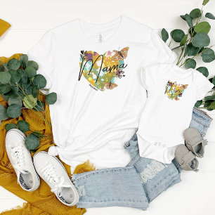 Camiseta Personalizable Heart Splatter Mama Mini Butterflie