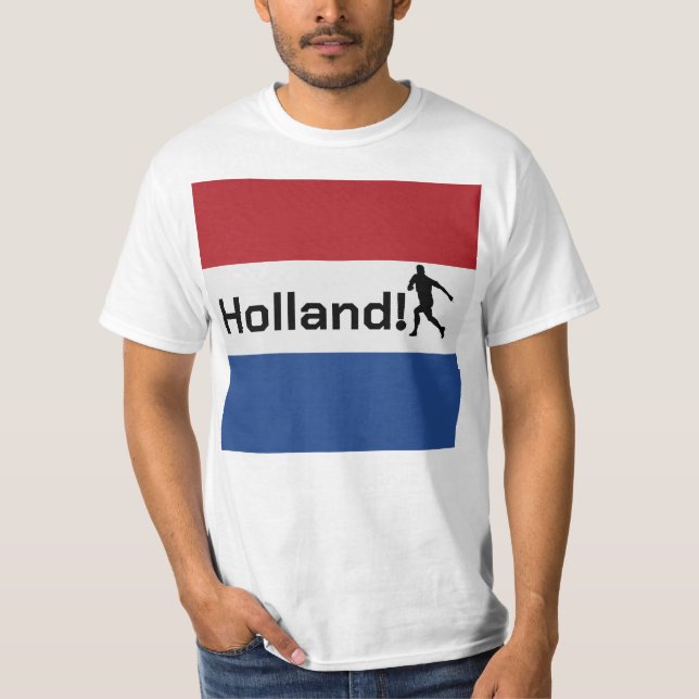 Camiseta Personalizable holandés de fútbol (Anverso)