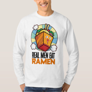 Camiseta Personalizable Hombres Reales Comen Ramen