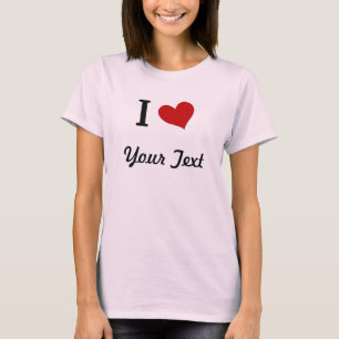 Camiseta Personalizable I Heart Shirt