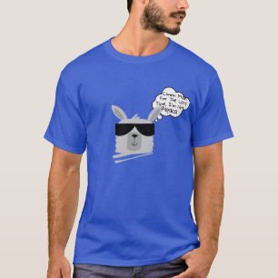 Camiseta Personalizable Llama cita humor lema gracioso