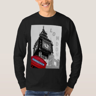 Camiseta Personalizable Londres Big Ben Clock Tower Moderno