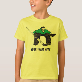 Camiseta Personalizable macho cabrero de hockey verde