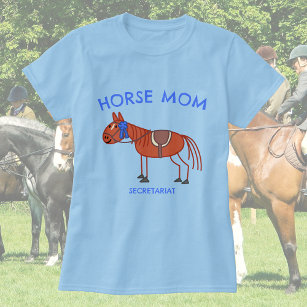 Camiseta Personalizable: Madre de caballo - Doodle de cabal
