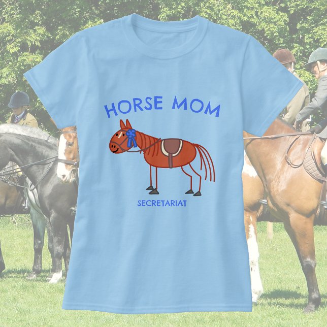 Camiseta Personalizable: Madre de caballo - Doodle de cabal (Subido por el creador)