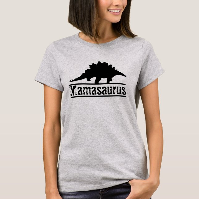 Camiseta Personalizable Mamasaurus Rex Dinosaur Tee (Anverso)
