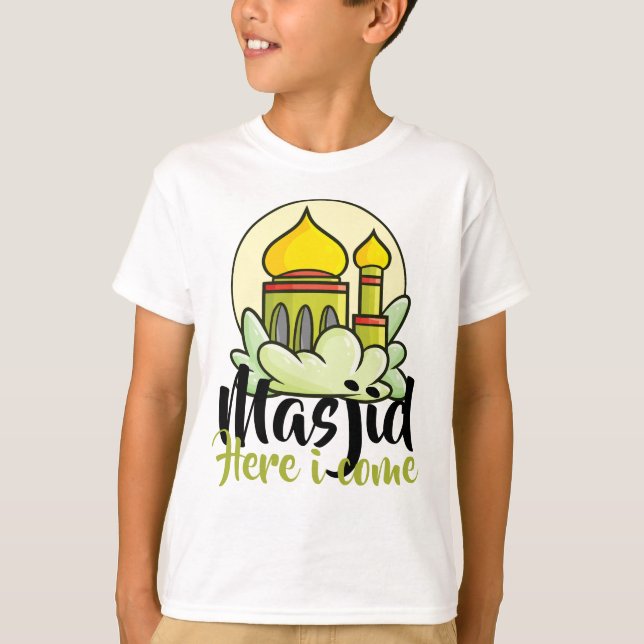 Camiseta Personalizable Masjid Aquí I Come (Anverso)