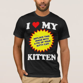 Camiseta PERSONALIZABLE me encanta mi gatito