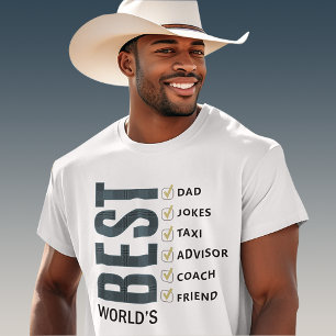 Camiseta Personalizable Mejor Papá del Mundo Lista