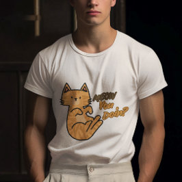 Camiseta ¿Personalizable Meow Cómo Estás?