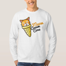 Camiseta Personalizable Meow Cream Cone