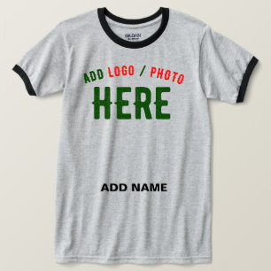 CAMISETA PERSONALIZABLE MODERNO ELEGANTE ASH VERIFICADO MAR