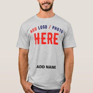 CAMISETA PERSONALIZABLE MODERNO ELEGANTE ASH VERIFICADO MAR