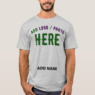 CAMISETA PERSONALIZABLE MODERNO ELEGANTE ASH VERIFICADO MAR