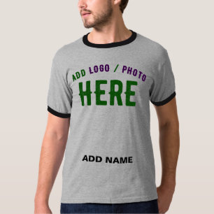 CAMISETA PERSONALIZABLE MODERNO ELEGANTE ASH VERIFICADO MAR