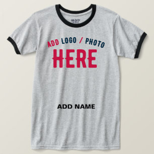 CAMISETA PERSONALIZABLE MODERNO ELEGANTE ASH VERIFICADO MAR