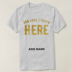 CAMISETA PERSONALIZABLE MODERNO ELEGANTE ASH VERIFICADO MAR