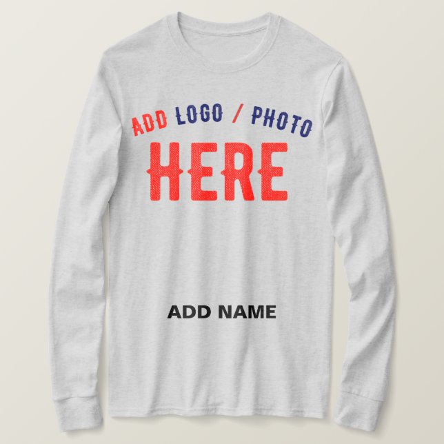 CAMISETA PERSONALIZABLE MODERNO ELEGANTE ASH VERIFICADO MAR (Anverso del diseño)