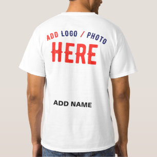 CAMISETA PERSONALIZABLE MODERNO ESTILO BLANCO VERIFICADO MA
