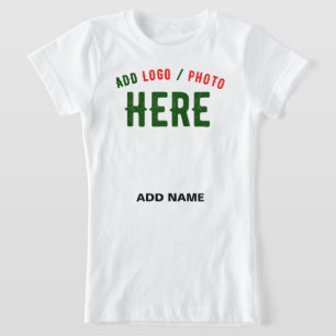 CAMISETA PERSONALIZABLE MODERNO ESTILO BLANCO VERIFICADO MA