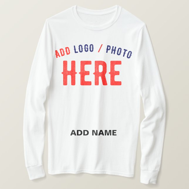 CAMISETA PERSONALIZABLE MODERNO ESTILO BLANCO VERIFICADO MA (Anverso del diseño)