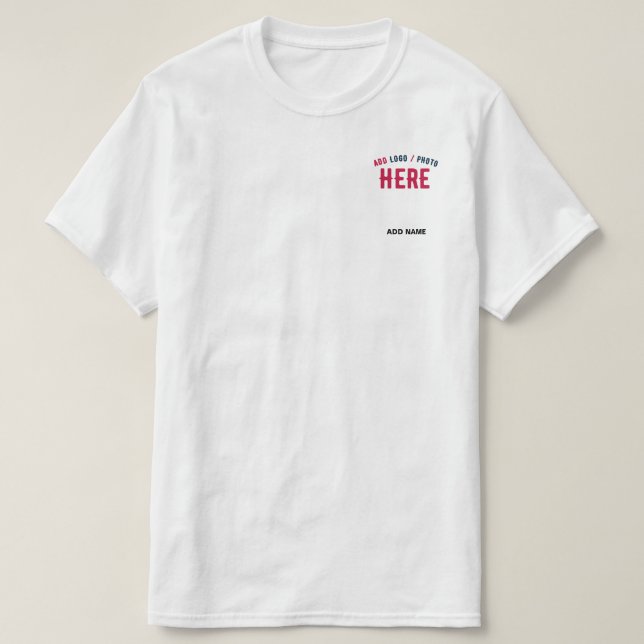 CAMISETA PERSONALIZABLE MODERNO ESTILO BLANCO VERIFICADO MA (Diseño del anverso)