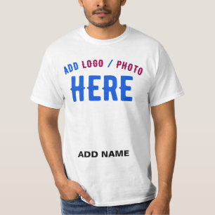 CAMISETA PERSONALIZABLE MODERNO ESTILO BLANCO VERIFICADO MA