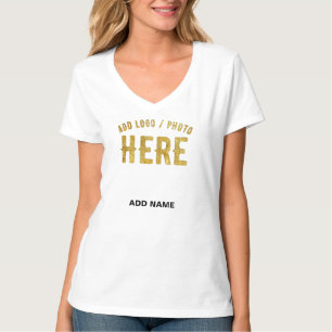 CAMISETA PERSONALIZABLE MODERNO ESTILO BLANCO VERIFICADO MA