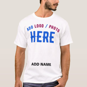 CAMISETA PERSONALIZABLE MODERNO ESTILO BLANCO VERIFICADO MA