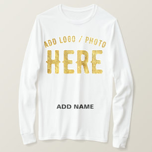 CAMISETA PERSONALIZABLE MODERNO ESTILO BLANCO VERIFICADO MA