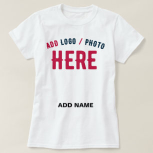 CAMISETA PERSONALIZABLE MODERNO ESTILO BLANCO VERIFICADO MA