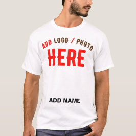 CAMISETA PERSONALIZABLE MODERNO ESTILO BLANCO VERIFICADO MA