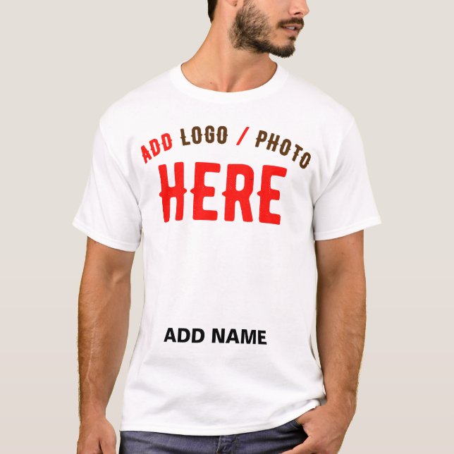 CAMISETA PERSONALIZABLE MODERNO ESTILO BLANCO VERIFICADO MA (Anverso)